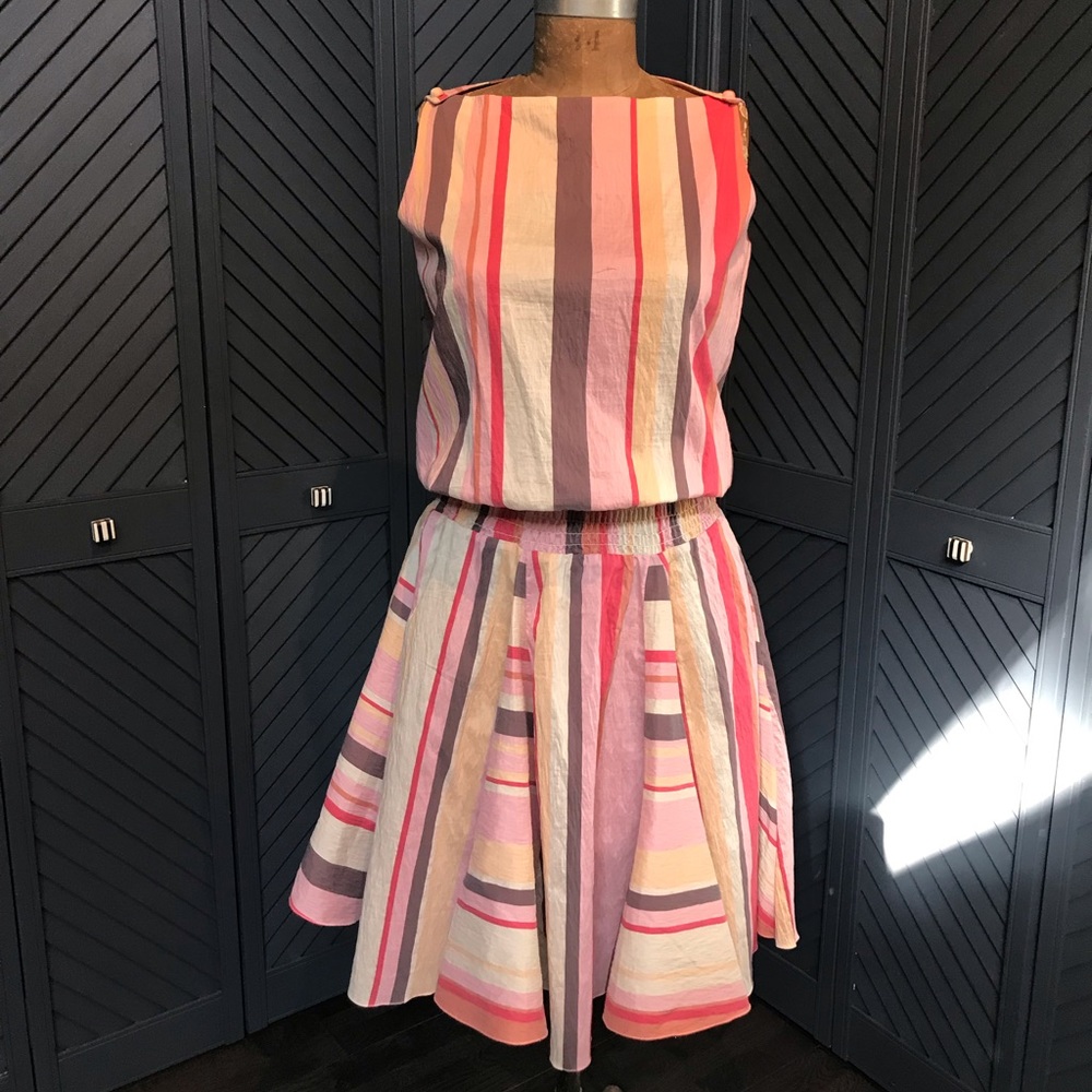 Vintage Thai silk cocktail dress